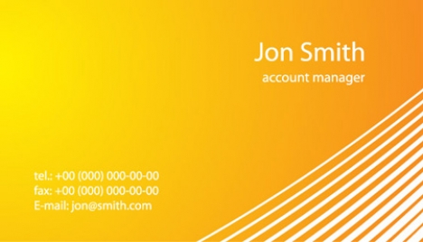 Corporate business cards