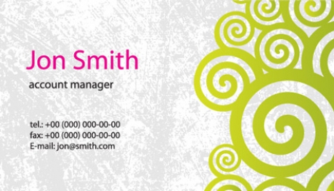 Corporate business cards