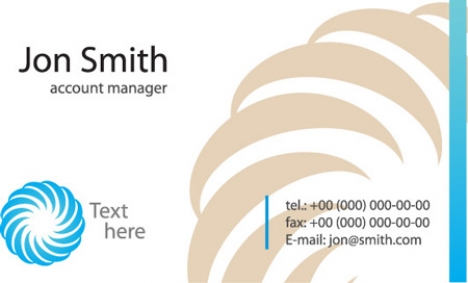 Corporate business cards