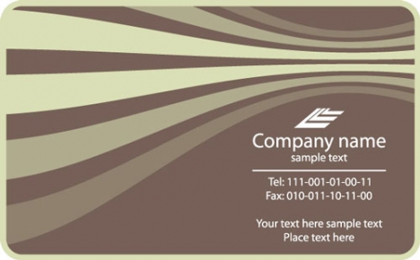 Business cards vector models