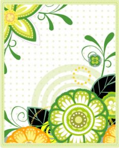 Vector flower pattern