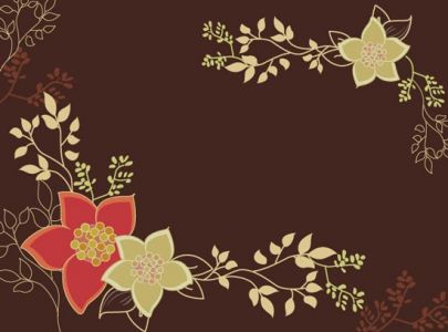 Vector flower pattern