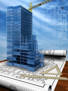 3D Construction and architectural image