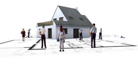 3D Construction and architectural image