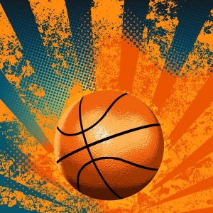 Abstract basketball vector