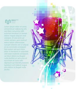 Abstract microphone template vector