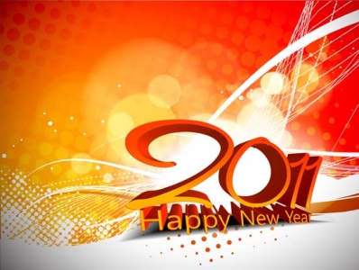 Abstract new year vector