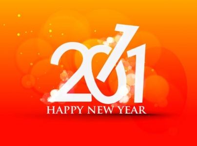 Abstract new year vector