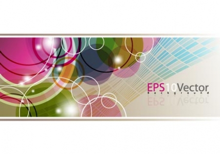 Abstract vector banner