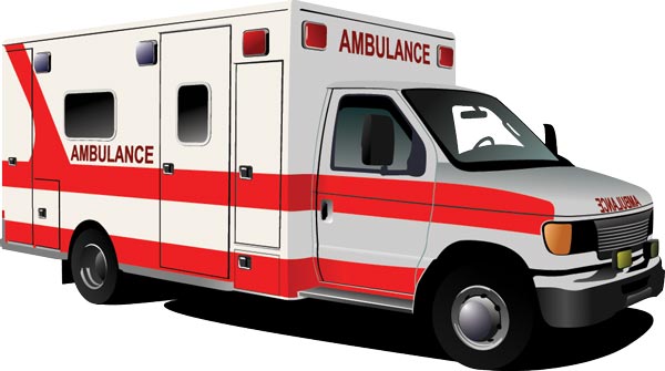 Ambulances vector design