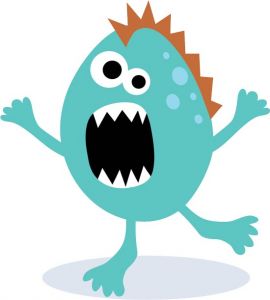 Angry monsters vector avatars