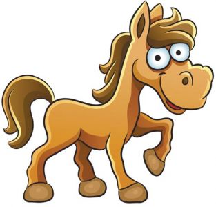 Horse animal farm vector design