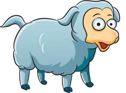 Lamb animal farm vector design