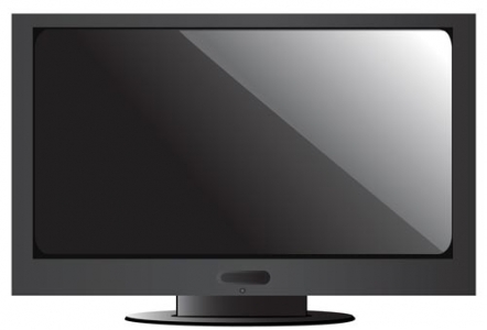 TV plasma vector