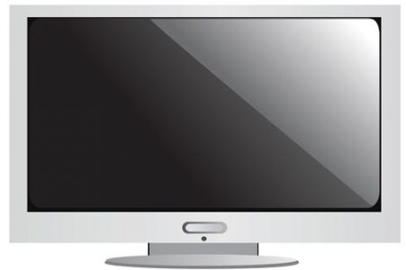 TV plasma vector