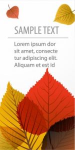 Autumn vector banner