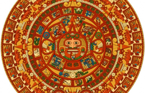 Aztec calendar symbols