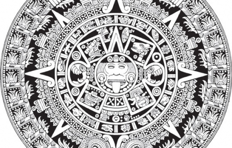 Aztec Calendar Vector