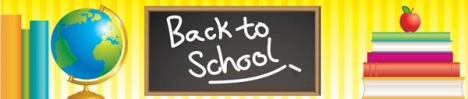 Back to school banner design