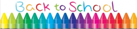 Back to school banner template