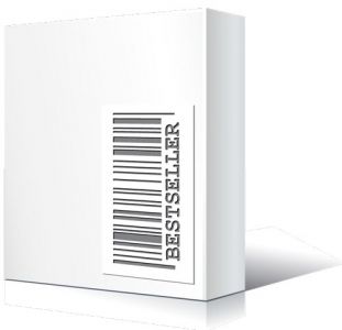 Bar code vector on a box