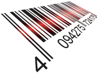 Scanned bar code vector