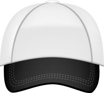 Baseball hats vector models