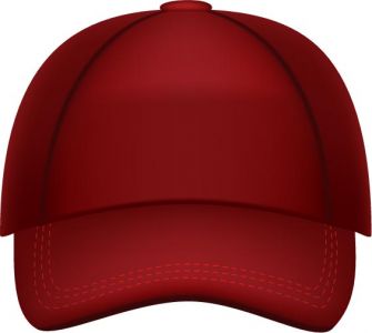 Baseball hats vector models