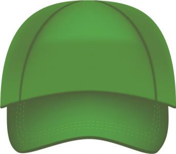 Baseball hats vector models