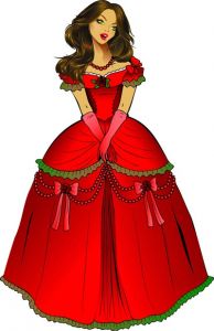 Beautiful princess vector cartoons