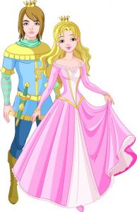 Beautiful princess vector cartoons