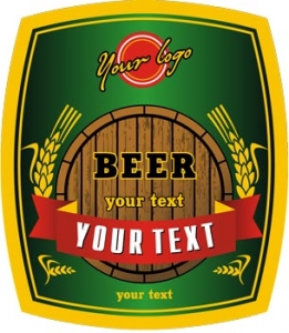 Beer logo label