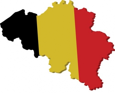 Belgium vector map