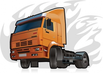 Big truck vector