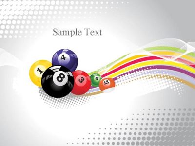 Billiard and snooker balls vector