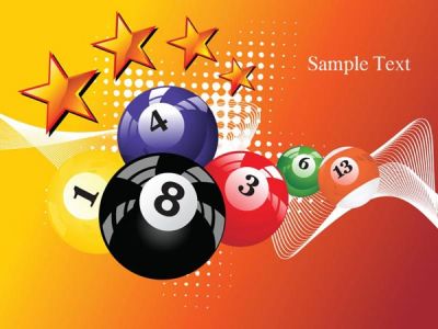 Billiard and snooker balls vector