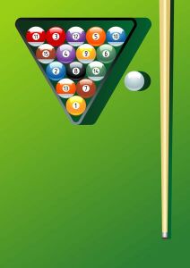 Billiard and snooker balls vector