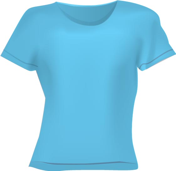 Blank clothing vector t-shirts