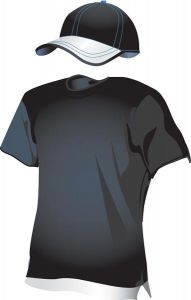 Blank clothing vector t-shirts