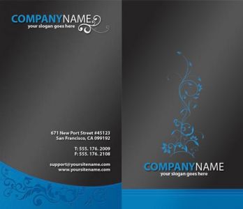 Business card corporate identity