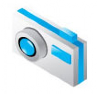 Blue icon vector