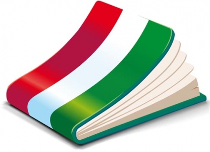 Book covered in flag