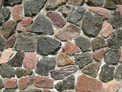 Bricks and stone background texture