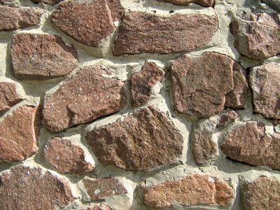 Bricks and stone background texture