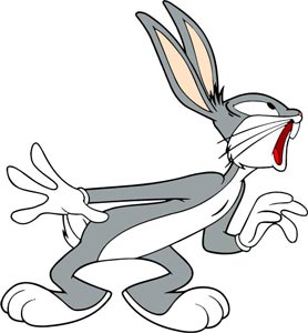 Bugs Bunny cartoon clipart vector Bugs Bunny cartoon clipart vector