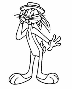 Bugs Bunny cartoon clipart vector Bugs Bunny cartoon clipart vector
