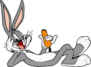 Bugs Bunny cartoon clipart vector Bugs Bunny cartoon clipart vector