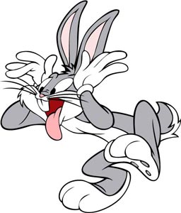 Bugs Bunny cartoon clipart vector Bugs Bunny cartoon clipart vector