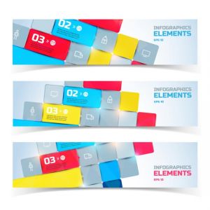 Abstract business banners set