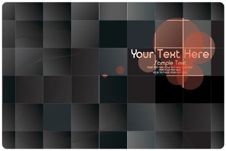 Grids business cards vector